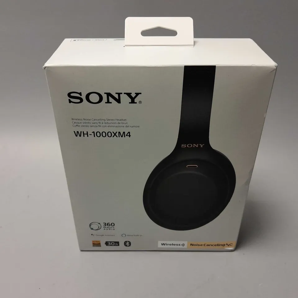 BOXED SONY WH-1000XM4 WIRELESS NOISE CANCELLING STEREO HEADSET