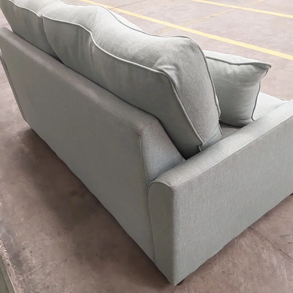 QUALITY DESIGNER 3 SEATER FABRIC UPHOLSTERED SOFA BED 
