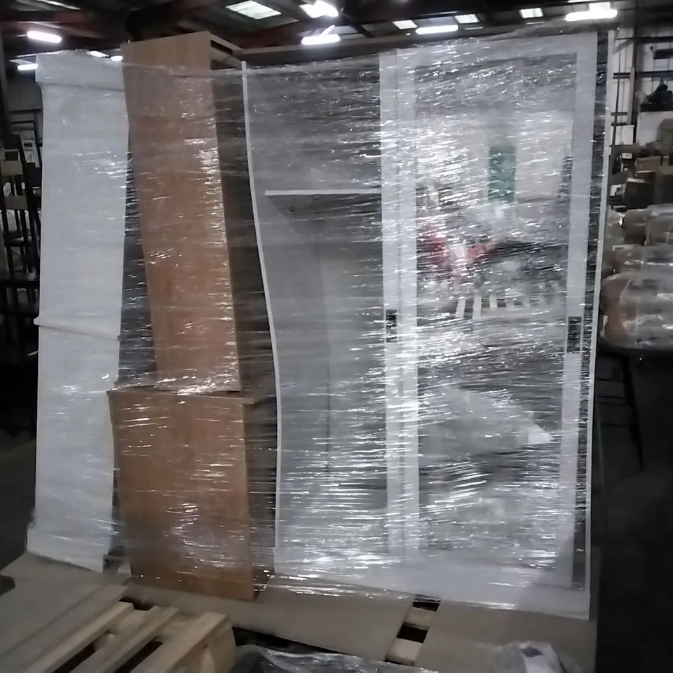 PALLET CONTAINING 3 ASSORTED DAMAGED FURNITURE PIECES