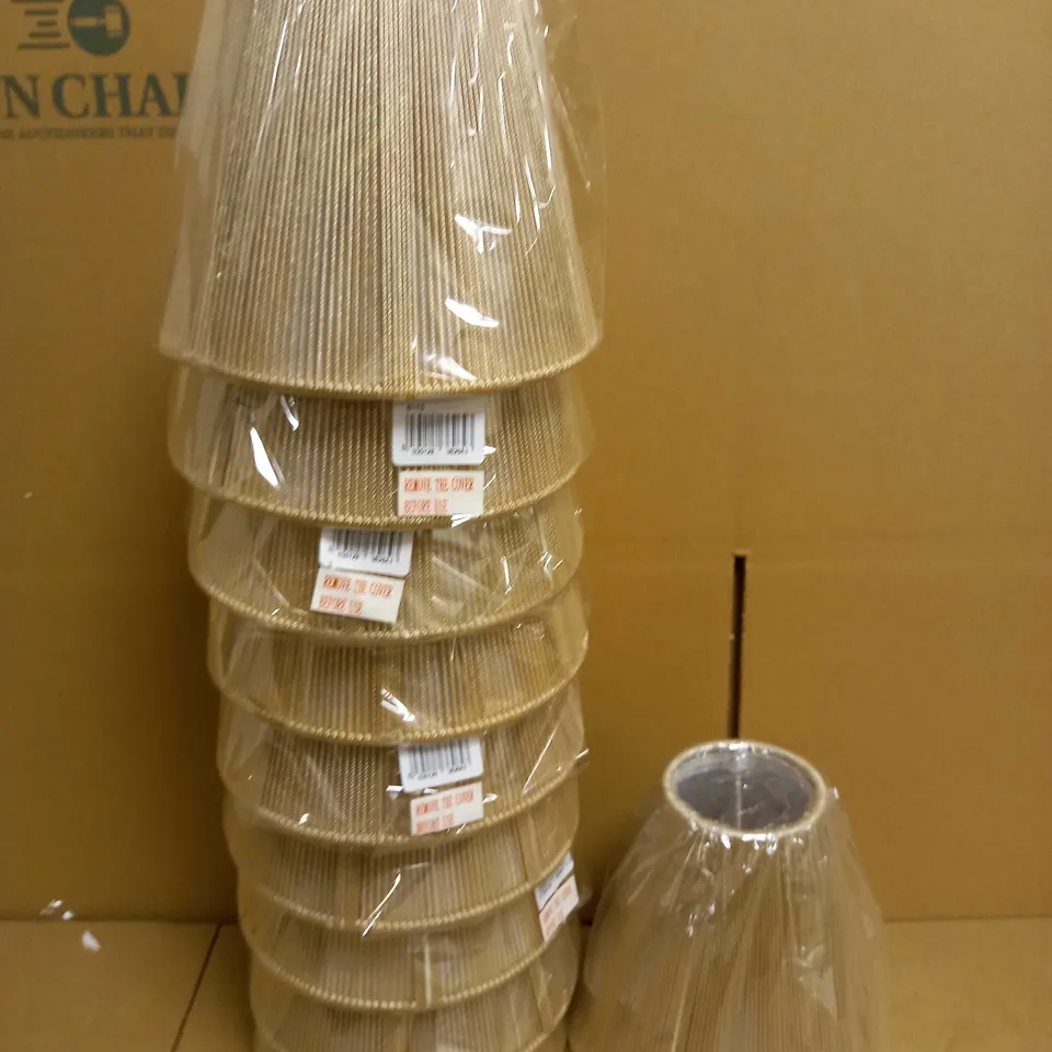 LOT OF 10 BRAND NEW DAL LIGHTING STRING LAMP SHADES