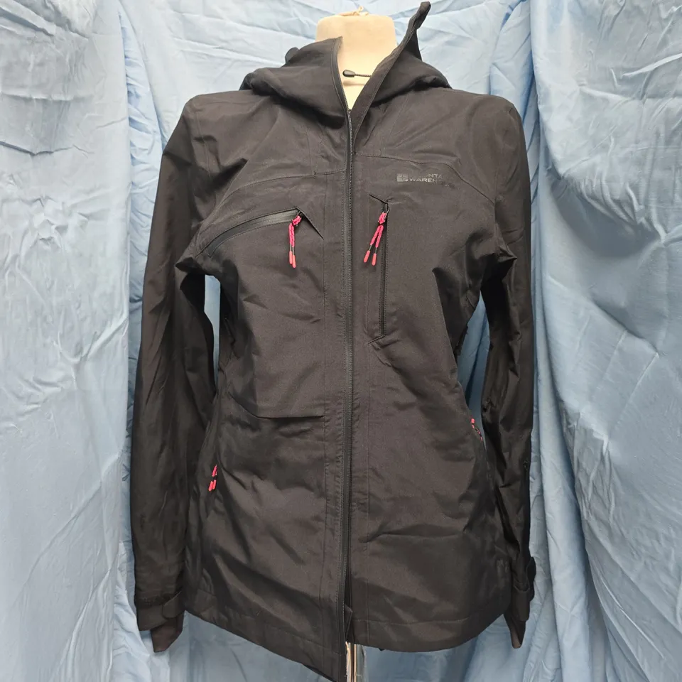 MOUNTAIN WAREHOUSE CORTINA WOMEN'S EXTREME 3 LAYER SKI JACKET IN BLACK SIZE UK 10