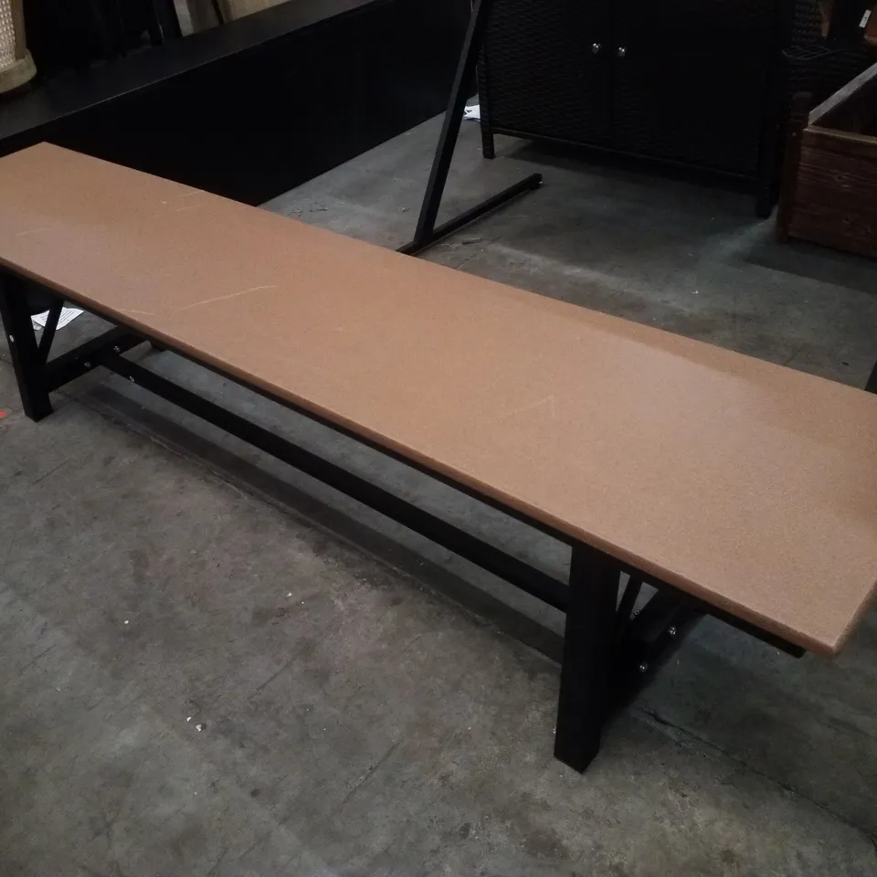 WEIRTON METAL OUTDOOR BENCH