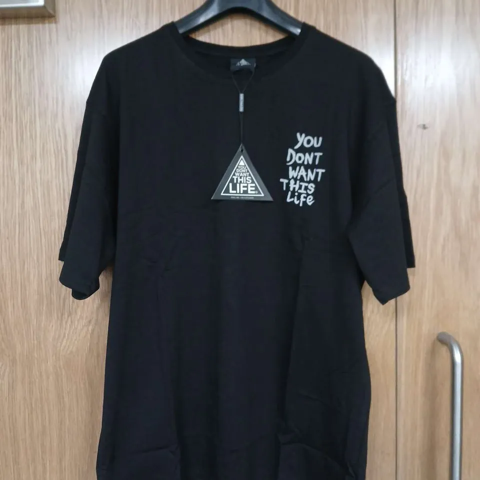 you don't want this life reflective painter t-shirt in black size large