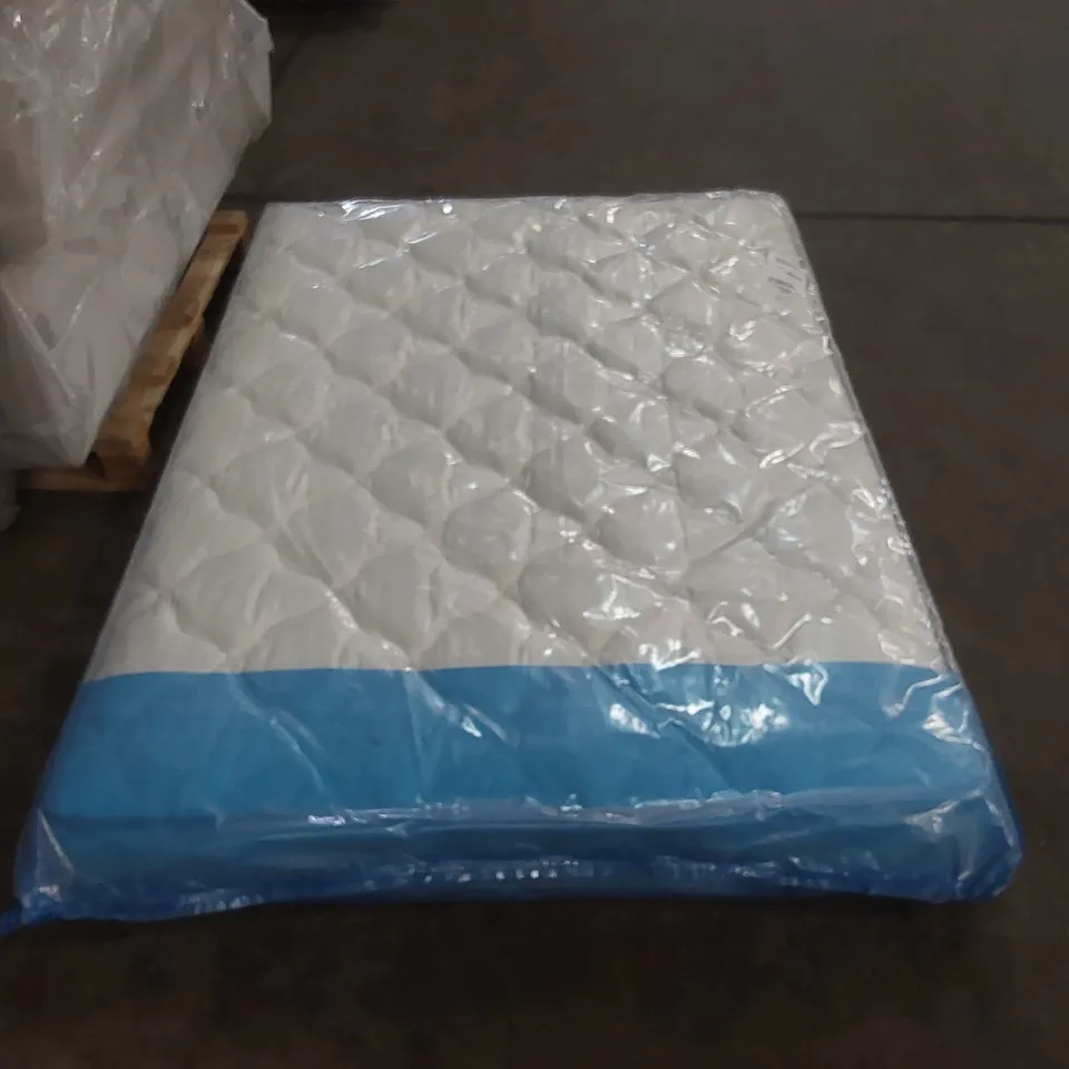QUALITY BAGGED DOUBLE 135cm AIRSPRUNG LUXURY QUILTED MEDIUM MATTRESS RRP £229