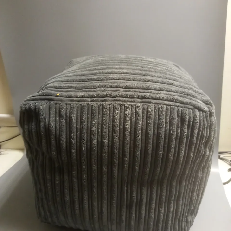 UNBRANDED GREY STRIPE PADDED CUSHION