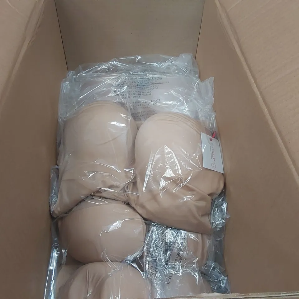 BOX CONTAINING APPROXIMATELY 12x BRAND NEW MAGISCULPT ALMOND BODYSUITS - SIZE 44C