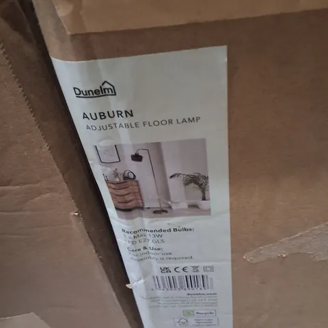 BOXED DUNELM AUBURN ADJUSTABLE FLOOR LAMP