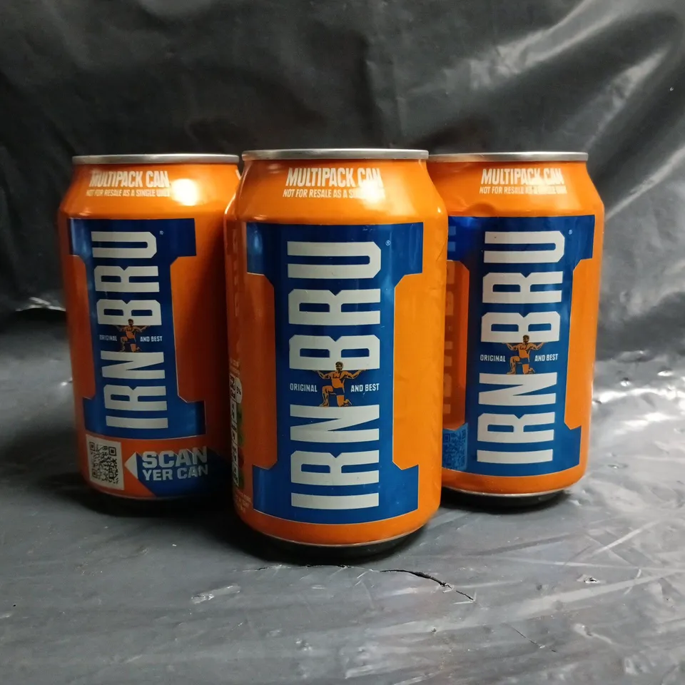 APPROXIMATELY 15 ASSORTED 330ML CANS OF IRN BRU