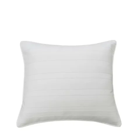 K BY KELLY HOPPEN STRIPED MATELASSE CUSHION WHITE