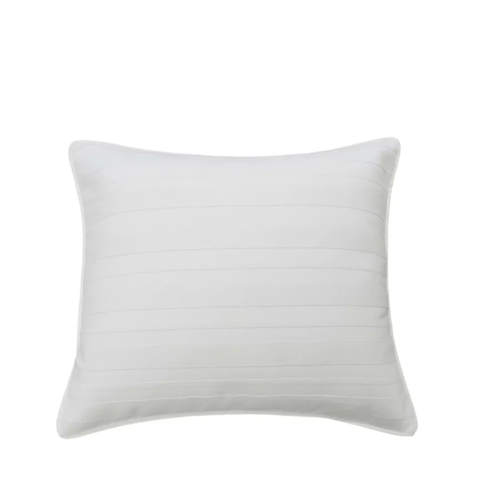 K BY KELLY HOPPEN STRIPED MATELASSE CUSHION WHITE