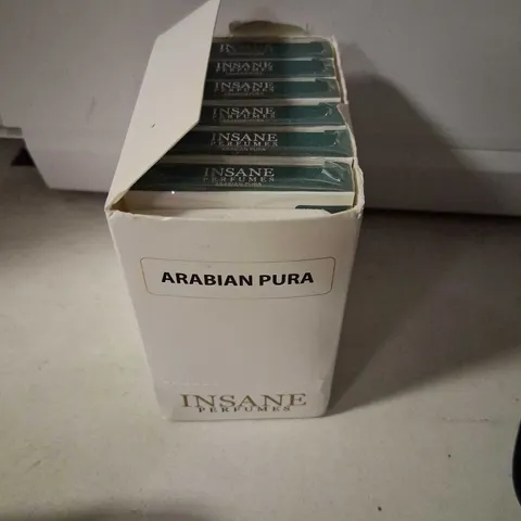 ARABIAN PURA INSANE PERFUMES 6 PIECE PLUS 1 PIECE TESTER