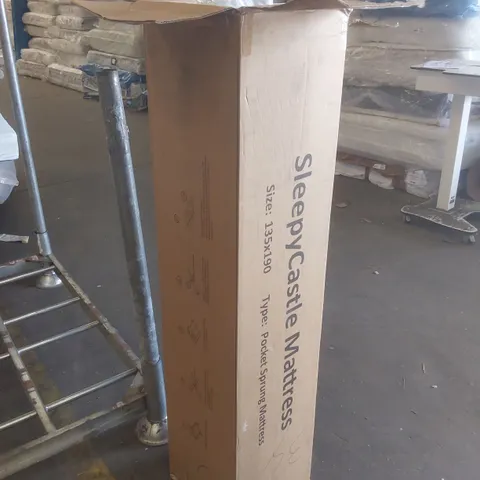 QUALITY BOXED SLEEPYCASTLE POCKET SPRUNG 135CM DOUBLE MATTRESS