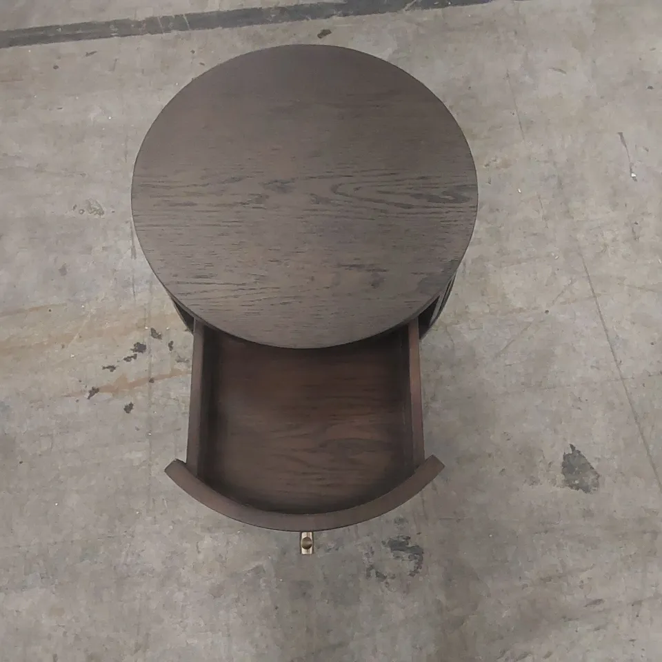 DESIGNER 1 DRAWER SIDE TABLE