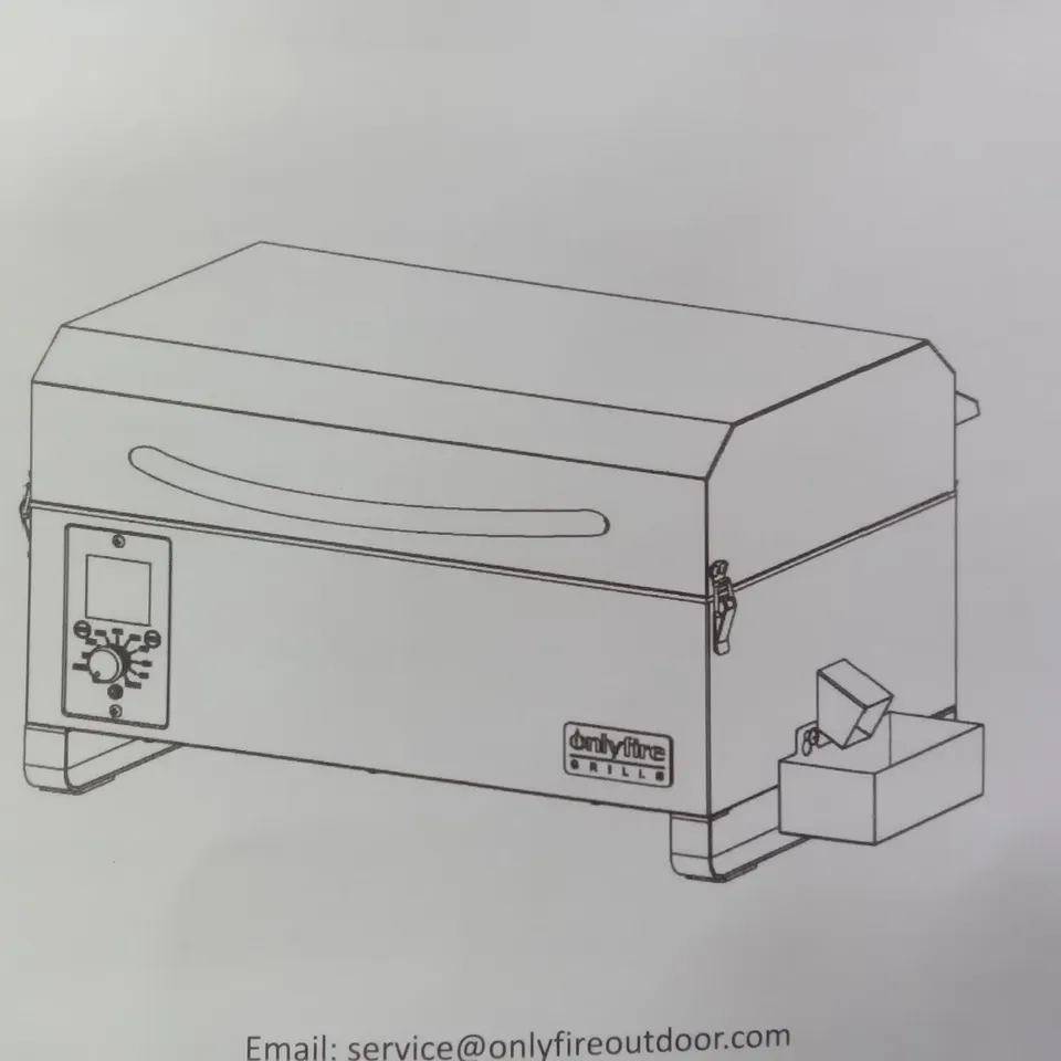 BOXED ONLY FIRE WOOD PELLET GRILL