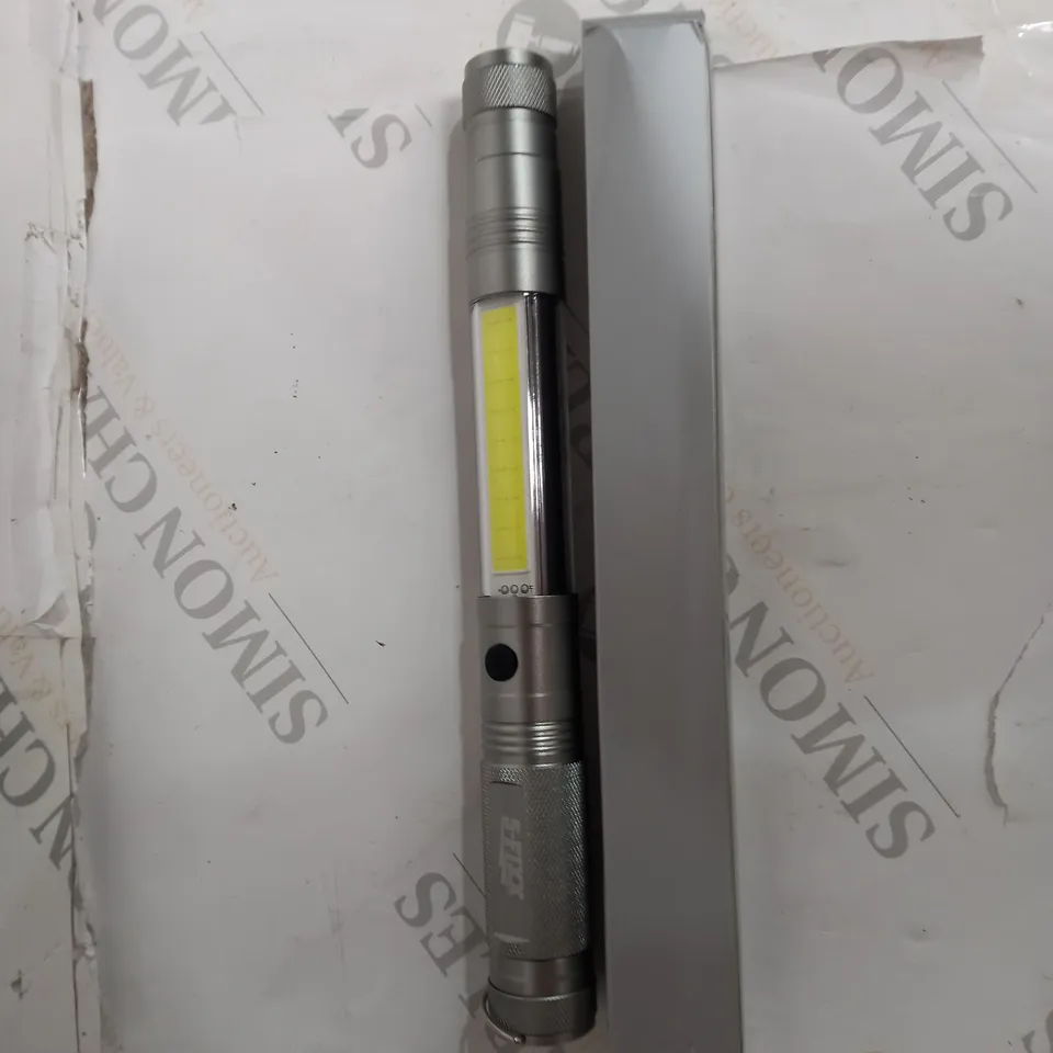 SFIXX SET OF 2 LED TORCHES SILVER 