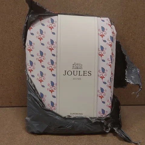 BAGGED JOULES HOME SUPERKING DUVET COVER SET 