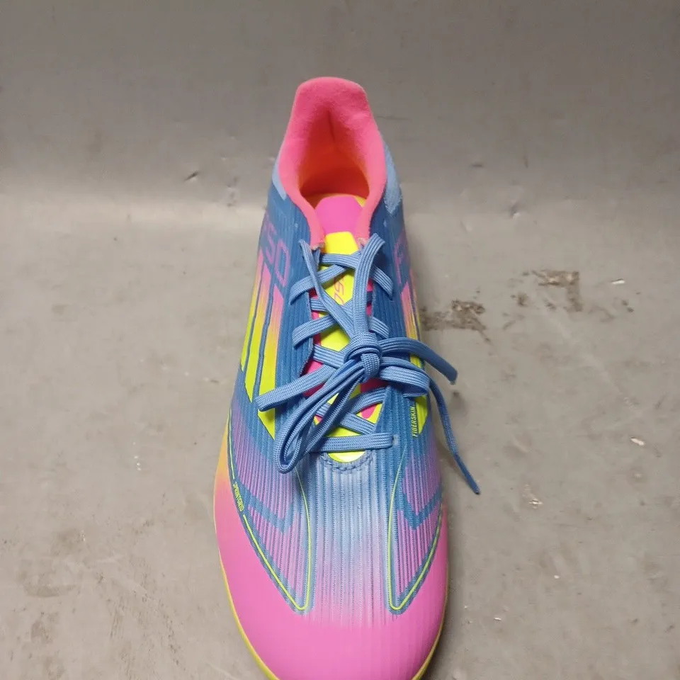 UNBOXED PAIR OF ADIDAS F50 FOOTBALL BOOTS - UK SIZE 12