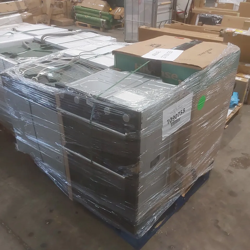 PALLET OF APPROXIMATELY 4 UNPROCESSED RAW RETURN WHITE GOODS TO INCLUDE;