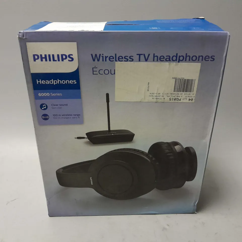 BOXED PHILIPS 6000 SERIES HEADPHONES IN BLACK