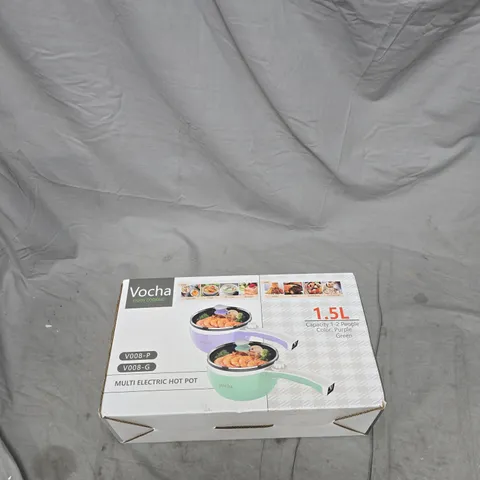 VOCHA MULTI ELECTRIC HOT POT (V008-P / V008-G) 1.5L – BOXED