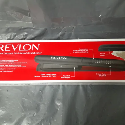 REVLON SMOOTHSTAY COCONUT OIL STRAIGHTENER