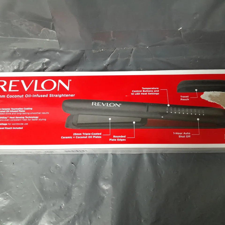 REVLON SMOOTHSTAY COCONUT OIL STRAIGHTENER