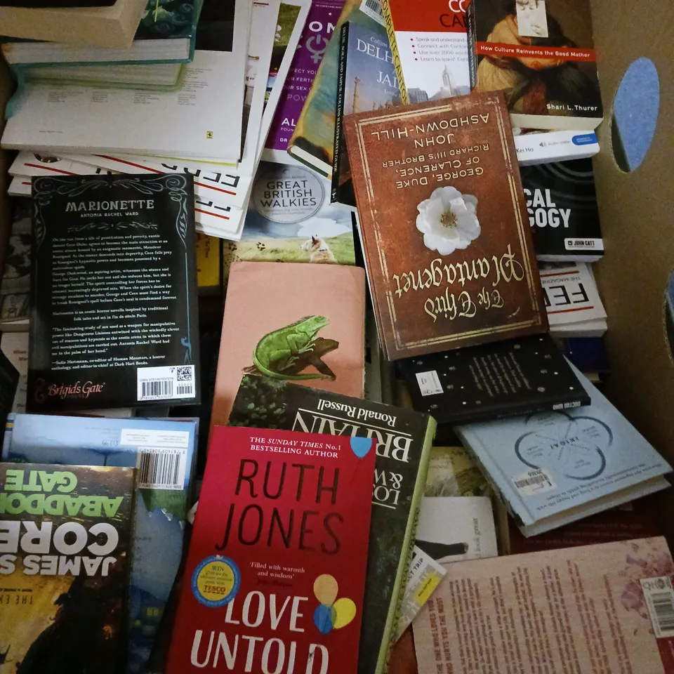 LARGE QUANTITY OF ASSORTED BOOK TITLES INCLUDE FICTION AND NON-FICTION - COLLECTION ONLY