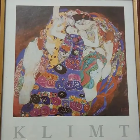GUSTAV KLIMT "THE VIRGIN" FRAMED PRINT– REPRODUCTION ARTWORK
