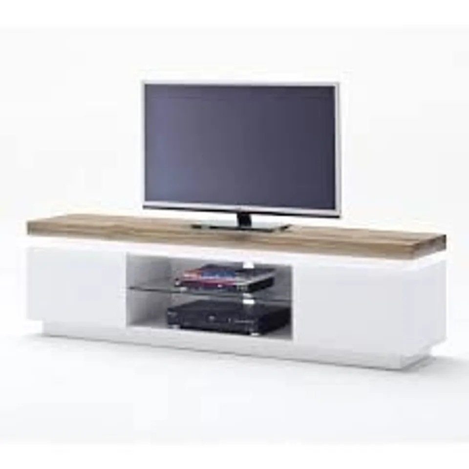 BOXED ROMINA LOWBOARD TV STAND WITH LED (3 BOXES)