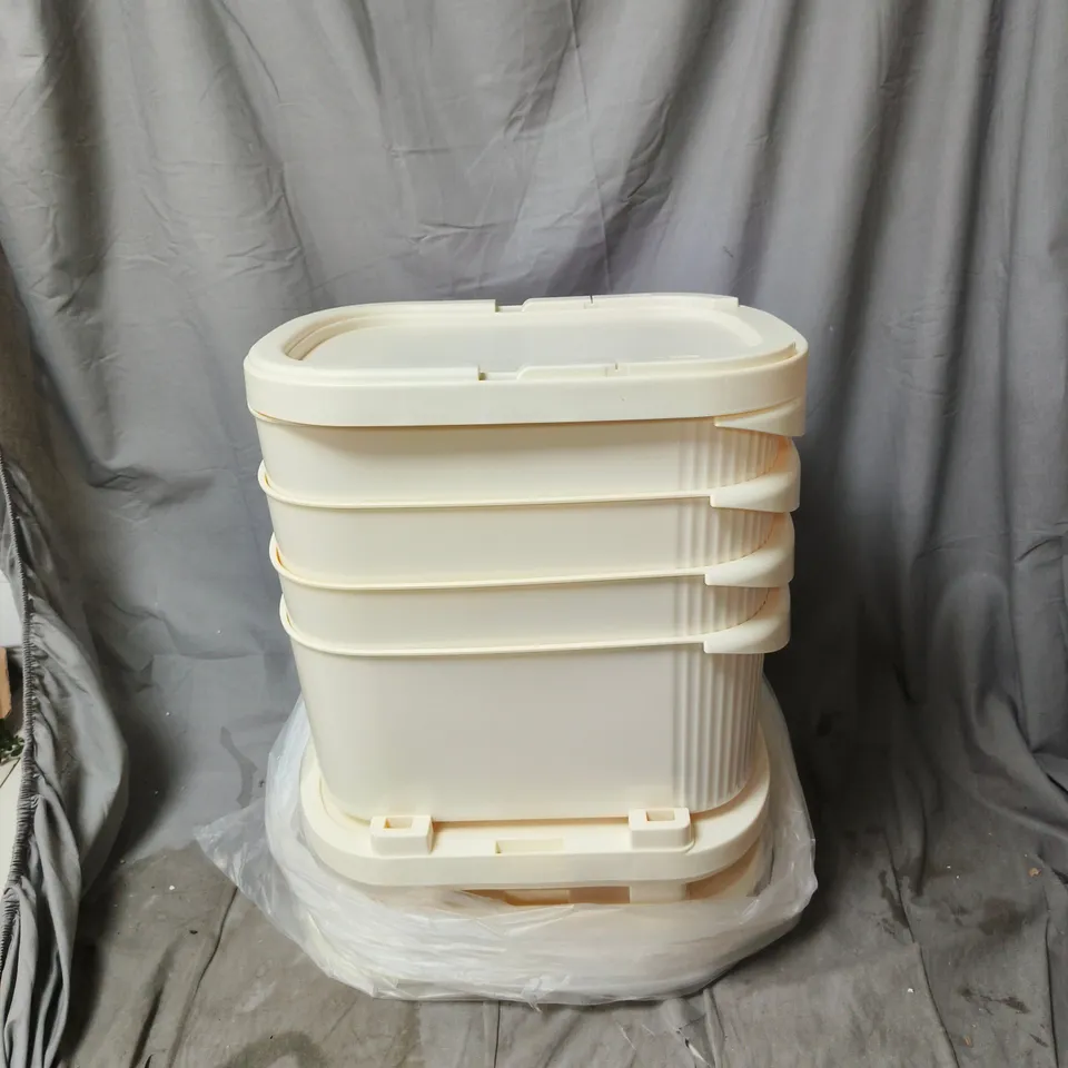 LIFE IDEAS TROLLEY – 4-TIER MOBILE STORAGE CART ON WHEELS (HM320117)