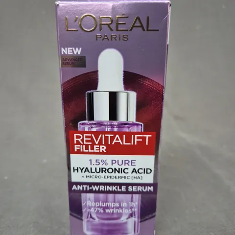 BOXED L'OREAL REVITALIFT FILLER ANTI-WRINKLE SERUM