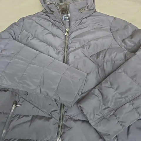 MAINE NEW ENGLAND QUILTED PUFFER JACKET – GREY - SIZE UNSPECIFIED 