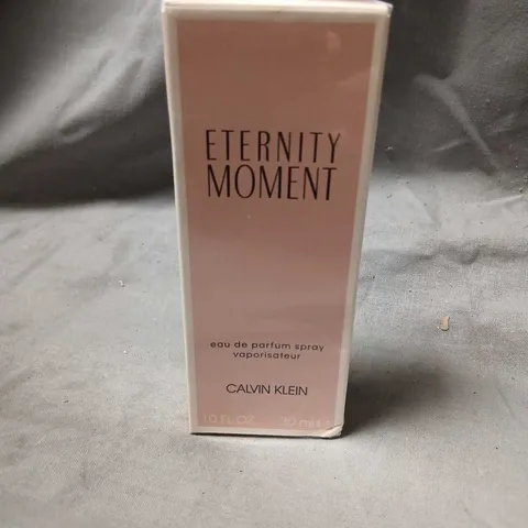 BOXED AND SEALED ETERNITY MOMENT EAU DE PARFUM CALVIN KLEIN 30ML