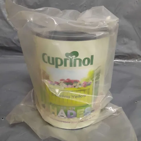 CUPRINOL GARDEN SHADES DAZZLING YELLOW MATT MULTI-SURFACE EXTERIOR WOOD PAINT, 1L TIN