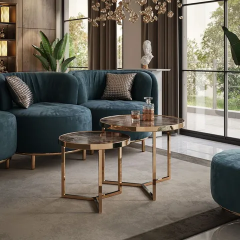 BOXED ATSUMI 2 PIECE COFFEE TABLE (1 BOX)
