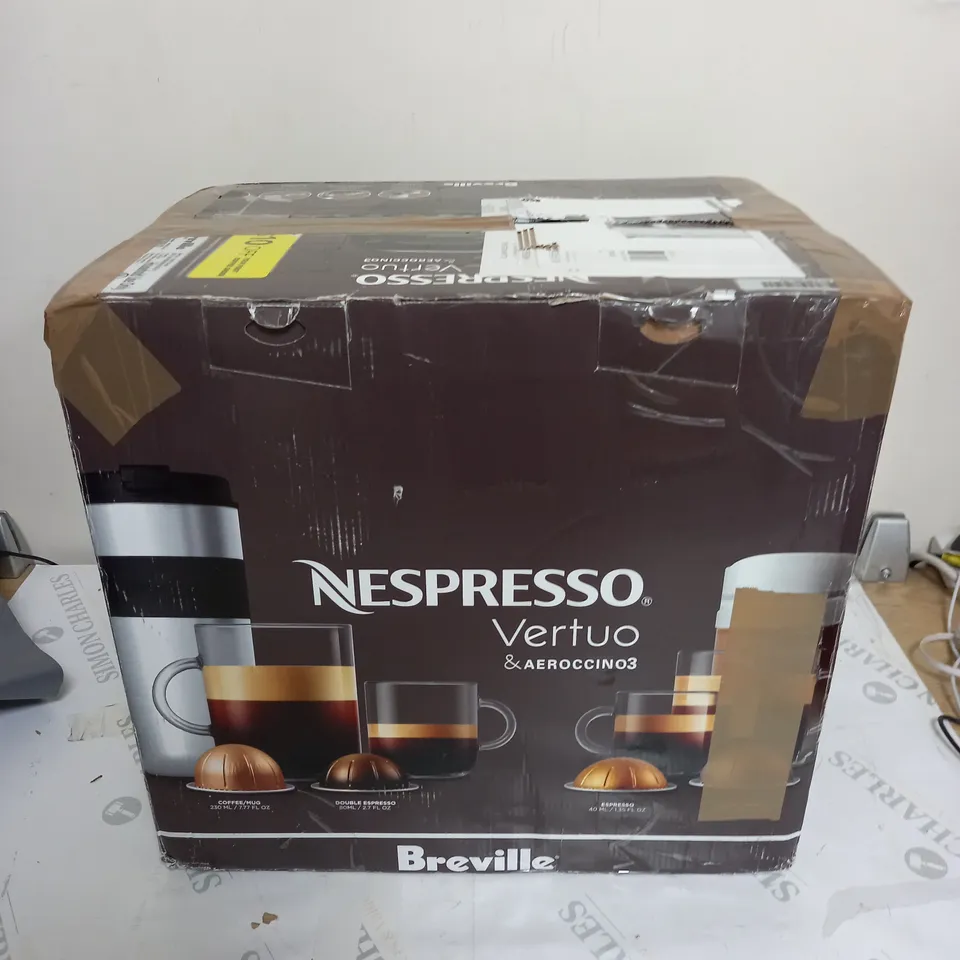 BOXED BREVILLE NESPRESSO VERTUO