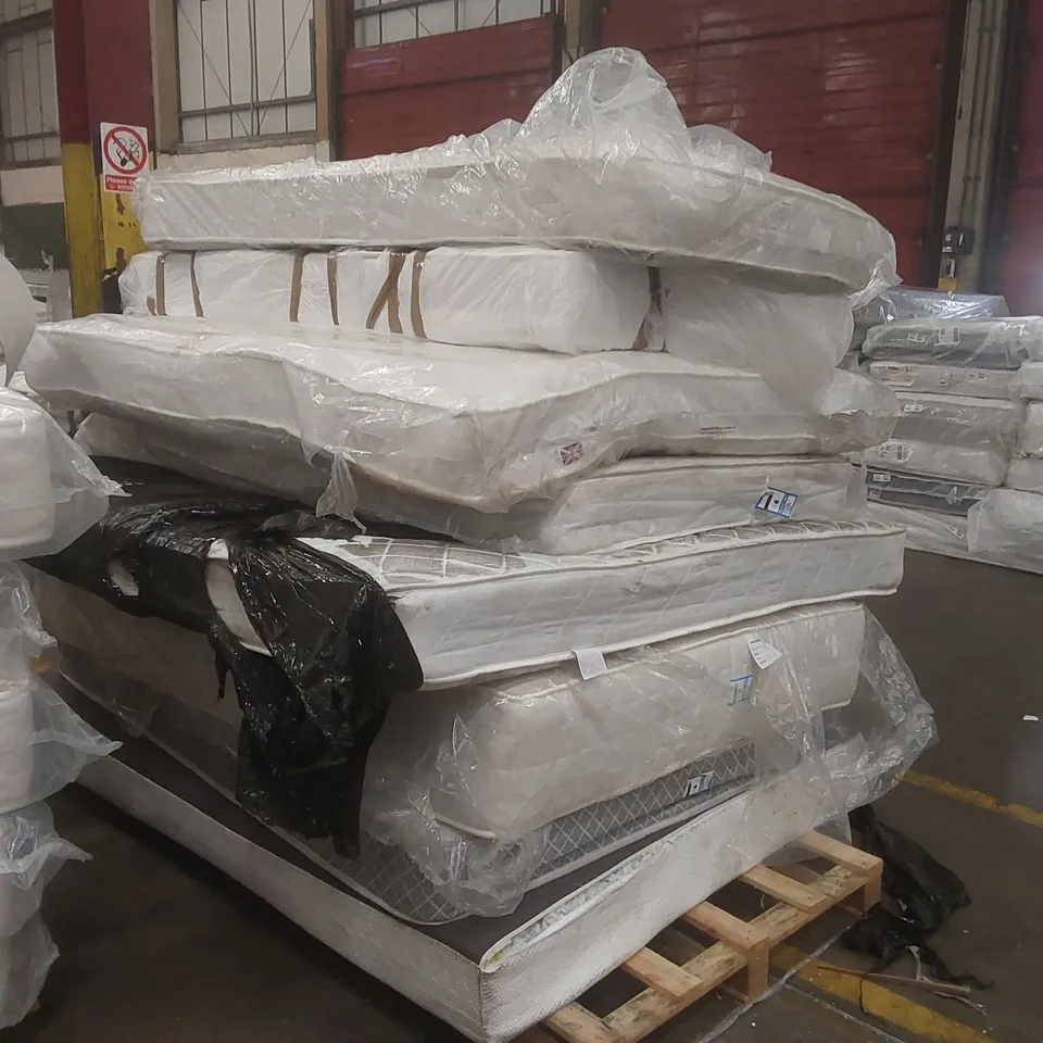 PALLET CONTAINING 8x ASSORTED MATTRESSES