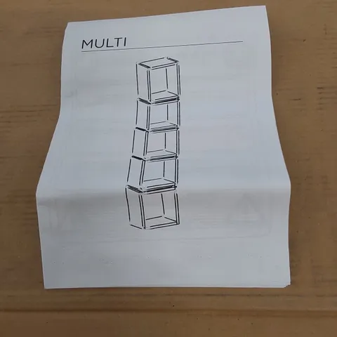 BOXED MULTI KITAPLIK - WHITE/WHITE