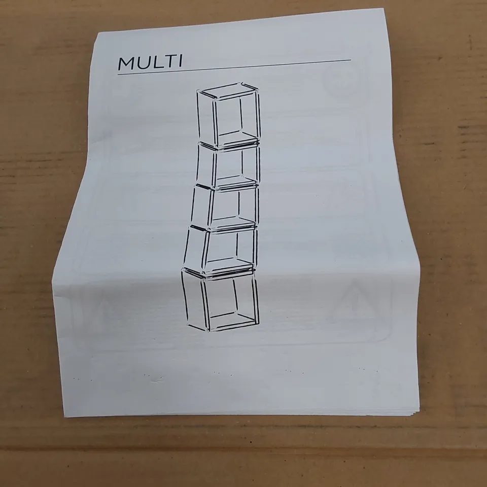 BOXED MULTI KITAPLIK - WHITE/WHITE