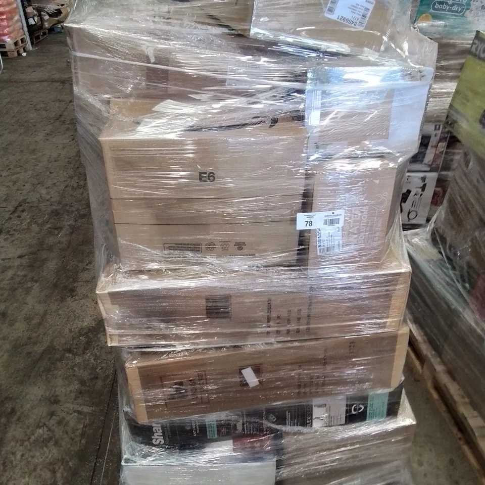 PALLET OF APPROXIMATELY 25 UNPROCESSED RAW RETURN HOUSEHOLD AND ELECTRICAL GOODS TO INCLUDE;