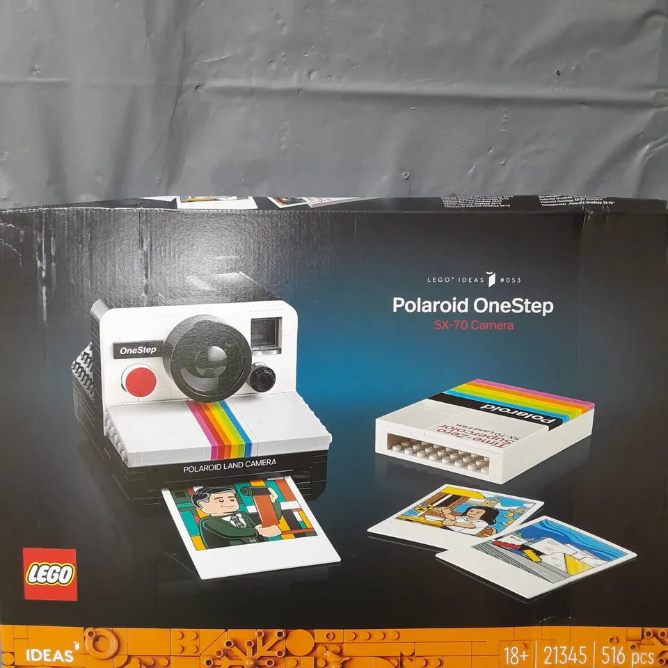 BOXED LEGO POLAROID ONE STEP SX-70 CAMERA - 21345 RRP £69.99