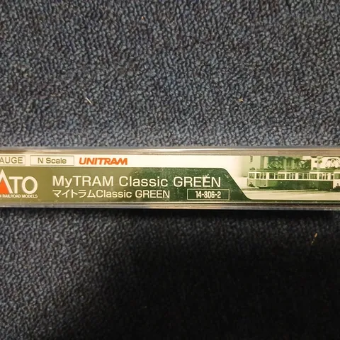 KATO MYTRAM CLASSIC GREEN N-SCALE TRAM MODEL (UNITRAM)