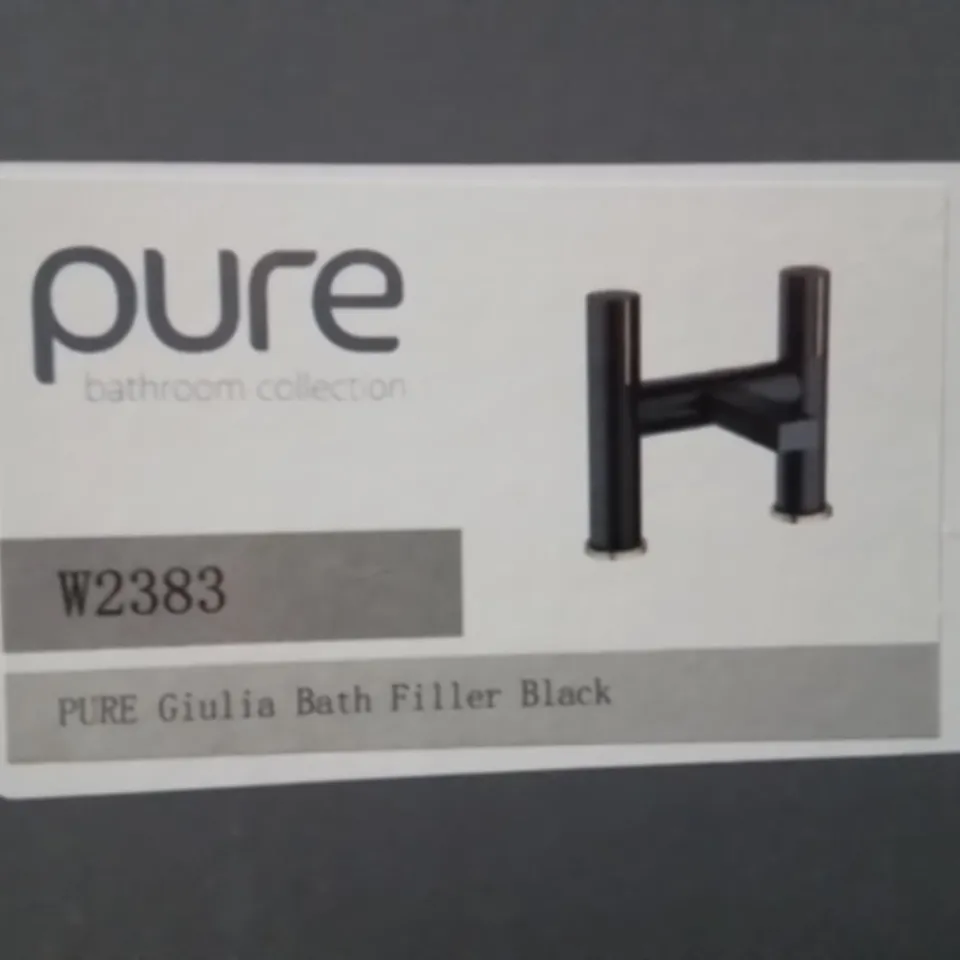BRAND NEW PURE GIULIA BATH FILLER //BLACK W2383