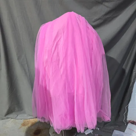 DEEP PINK TULLE DRESS – PINK WOMEN’S CLOTHING (DEEP PINK BRAND)-SIZE UNSPECIEFIED