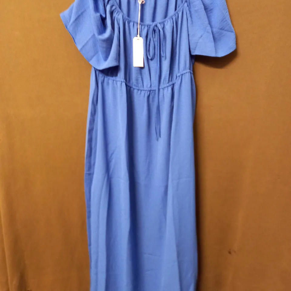 MAISON DE NIMES GYPSY DRESS IN COBALT BLUE - LARGE