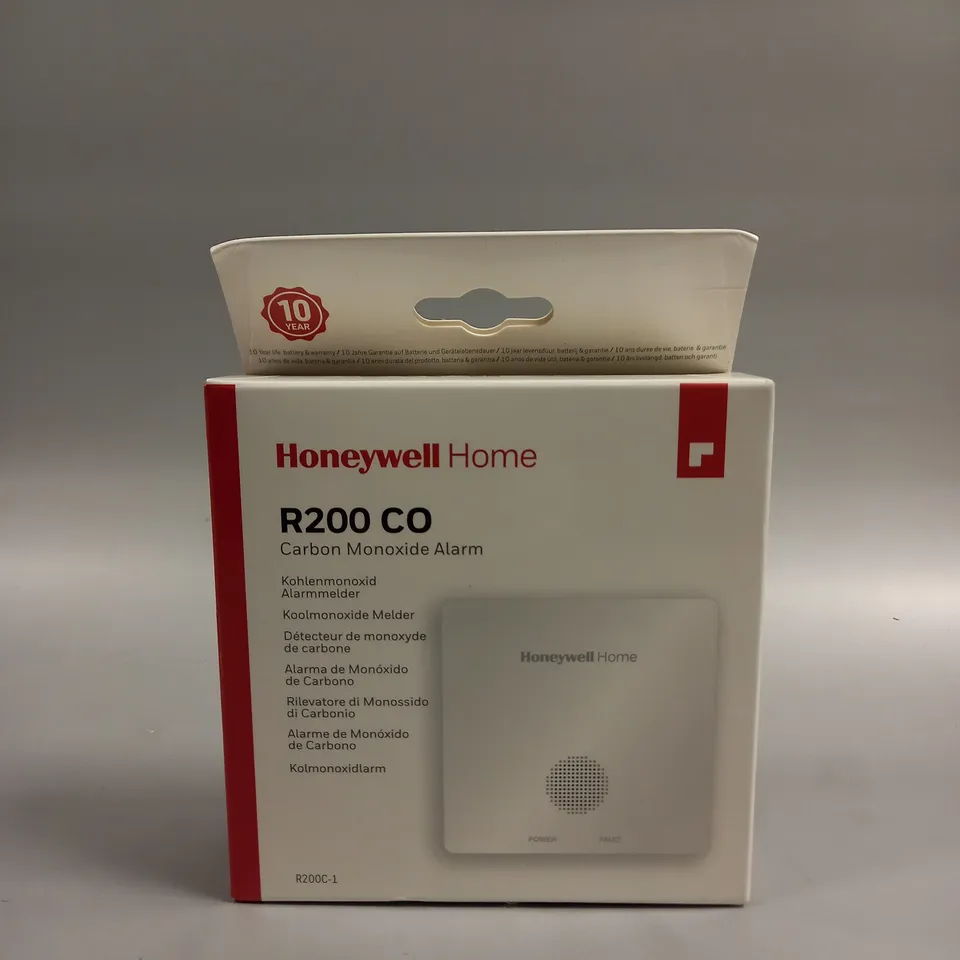 BOXED SEALED HONEYWELL HOME R200 CO CARBON MONOXIDE ALARM 