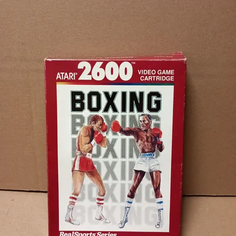 ATARI 2600 BOXING - REALSPORTS SERIES BOXED VIDEO GAME CARTRIDGE