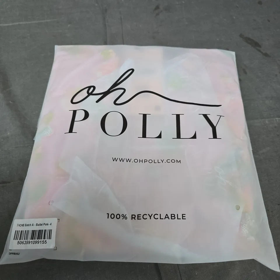 OH POLLY WOMEN'S GARMENT – BALLET PINK – UK SIZE 4