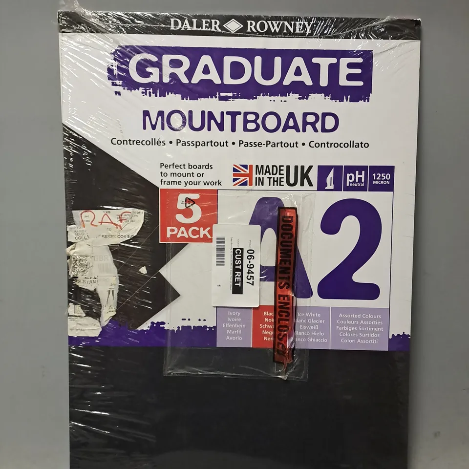 SEALED DALER ROWNEY GRADUATE MOUNT BOARD 