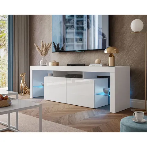 BOXED CELLAN TV STAND FOR TVS UP TO 75" (2 BOXES)